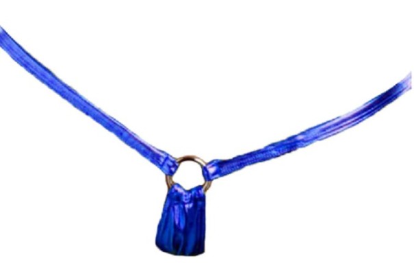 String micro femme bleu