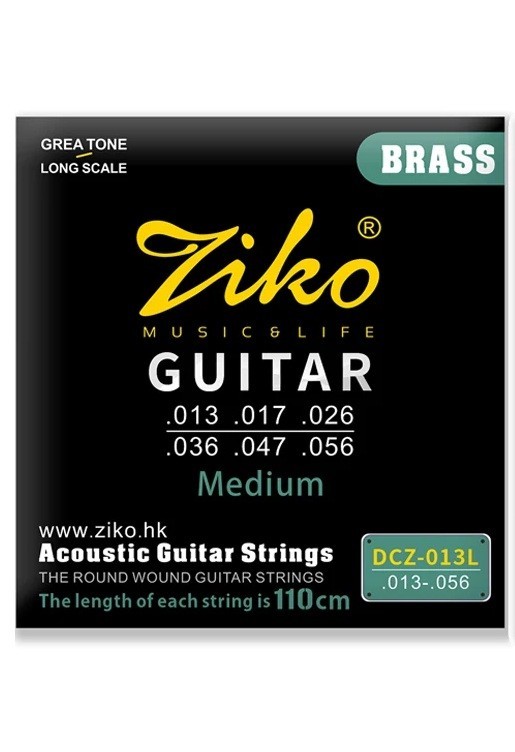 String Set for Acoustic Guitar DCZ-013L Hexagonal Core Made of Carbon Steel Clear and Balanced Tone Long Lifespan Stable Tuning Corrosion Resistance 1