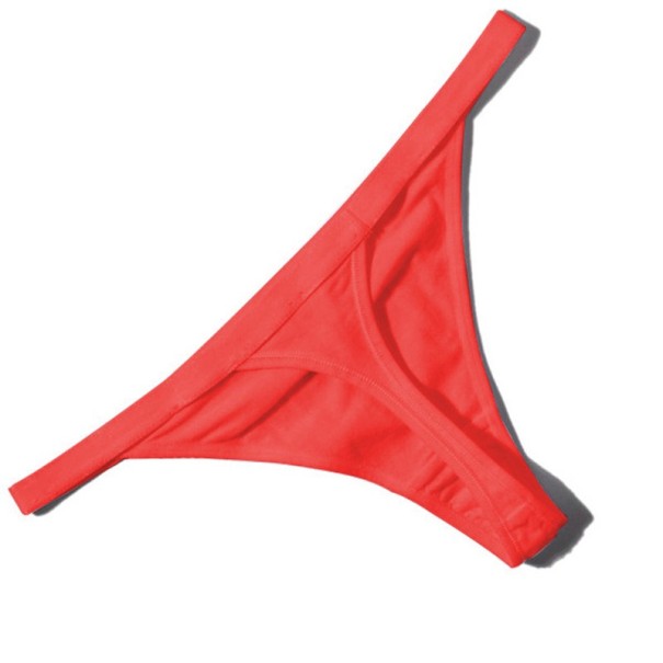 Stringi bawełniane damskie J2314 czerwony S