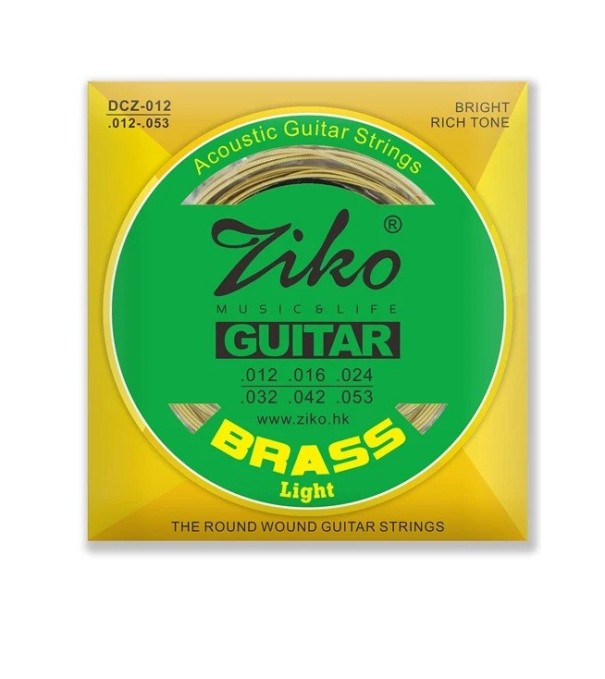 Strings for Acoustic Guitar DCZ-012 Hexagonal Core Made of Carbon Steel Clear Tone High Corrosion Resistance Long Lifespan Stable Tuning 1