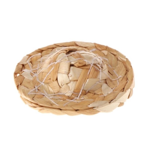 Strohhut für Vögel 4 cm