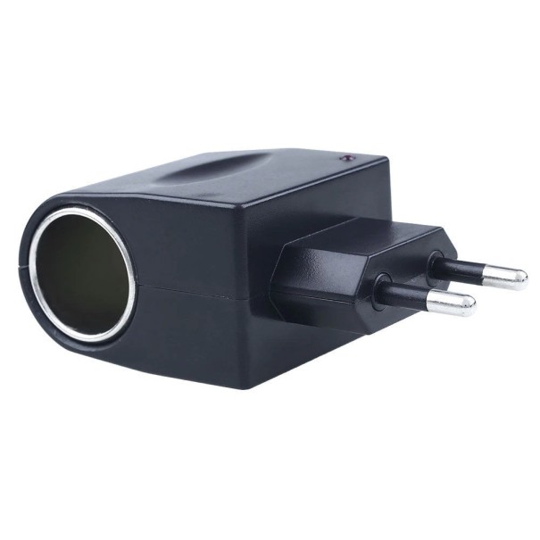 Strømadapter fra 230V til 12V bilstikkontakt 1