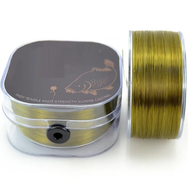 Strong Fishing Nylon Line for Carp Fishing 350 m 8.1 kg Durable Carp Monofilament Line for Freshwater Fishing Line with High Strength and Abrasion Resistance green