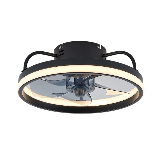 Stropní ventilátor Stropní ventilátor s LED světlem 55 W 33 x 14 cm černá