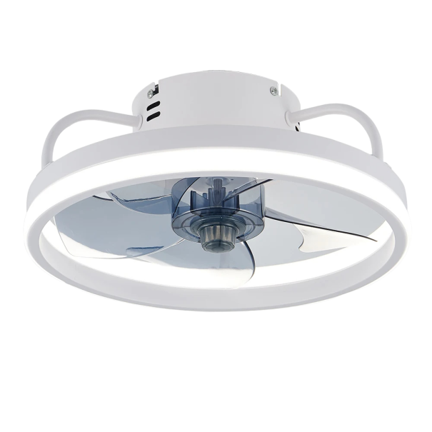 Stropný ventilátor Stropný ventilátor s LED svetlom 55 W 33 x 14 cm biela