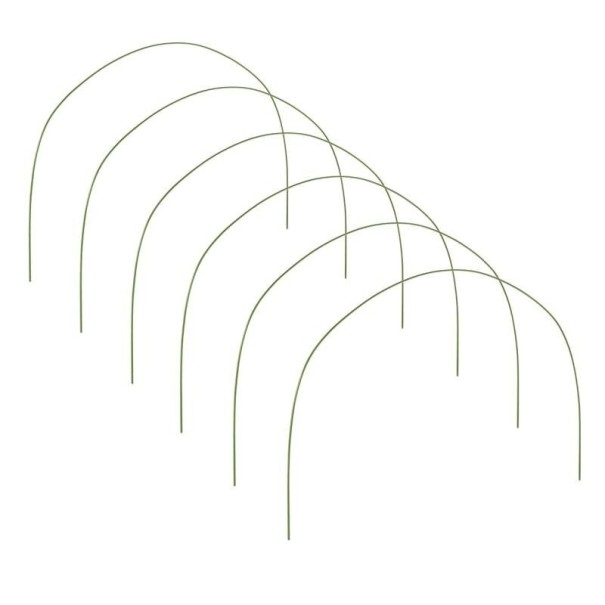 Structure de serre en arc 6 pcs 3
