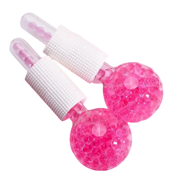 Strumento per massaggio con palline per il viso e il corpo Terapia calda e fredda Riduzione del gonfiore Rassodamento della pelle Relaxazione e rigenerazione Illuminazione della pelle 1