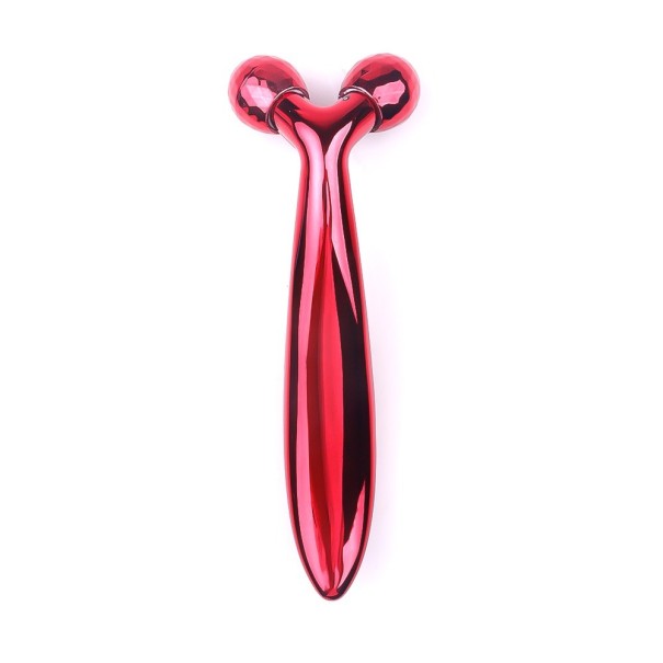 Strumento per massaggio viso T1061 rosso