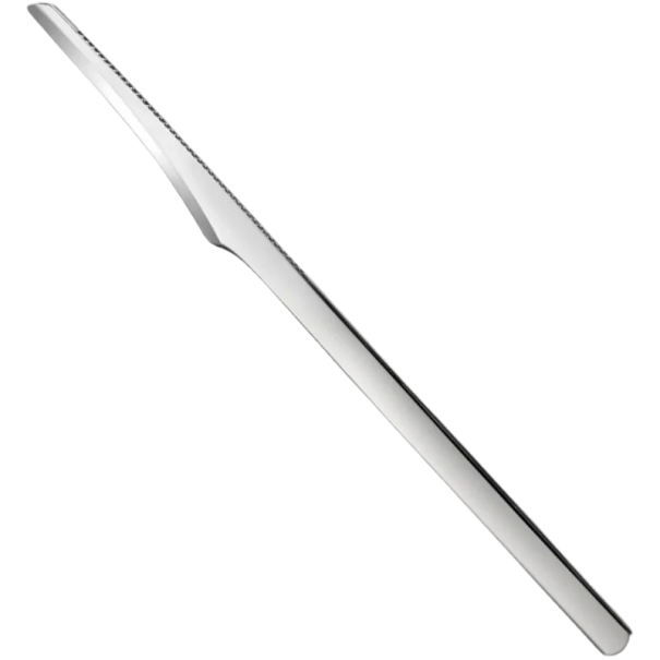 Strumento per pedicure in acciaio inossidabile Rimuovi pelle morta Raschietto per talloni 13 x 4,5 cm 1