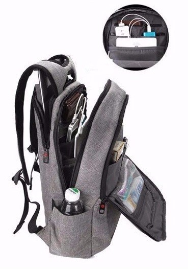 Studentryggsäck med laptopfack J2266