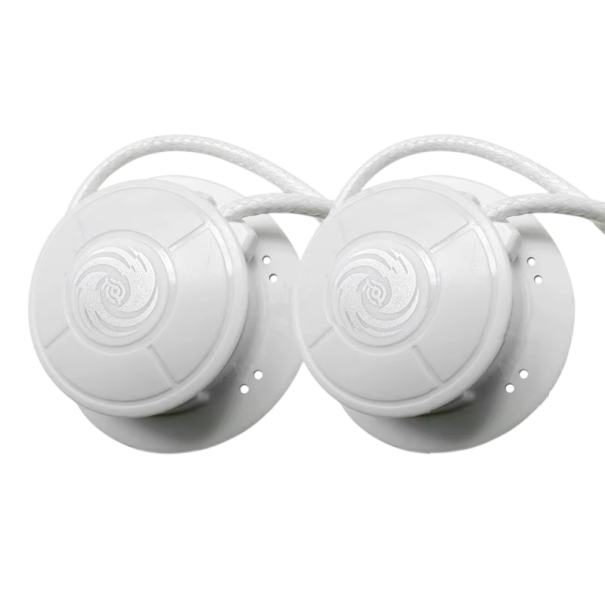 Στυλάτα ελαστικά κορδόνια 1,2 μ Ιδανικά για Παιδιά και Αθλητές με περιστροφικές αγκράφες Γρήγορη εφαρμογή Χωρίς δέσιμο λευκό