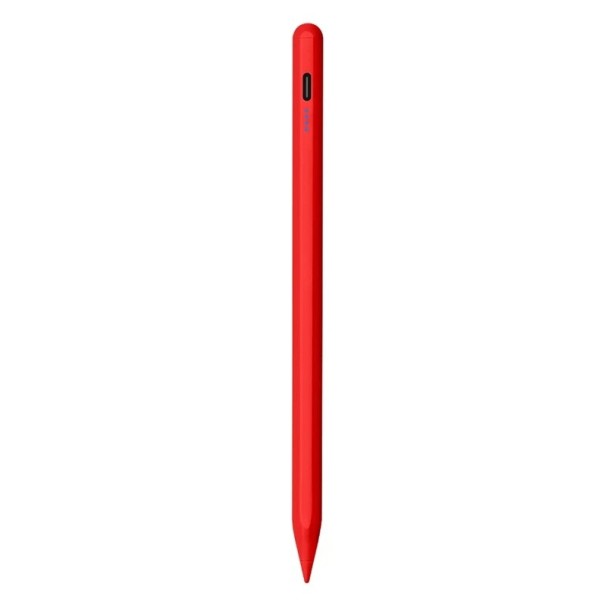 Stylet pour iPad 6 7 8 9 10 Mini 5 6 Air 3 4 5 Pro 3 4 5 6 Compatible avec les appareils 2018–2022 Rechargeable avec pointes interchangeables rouge