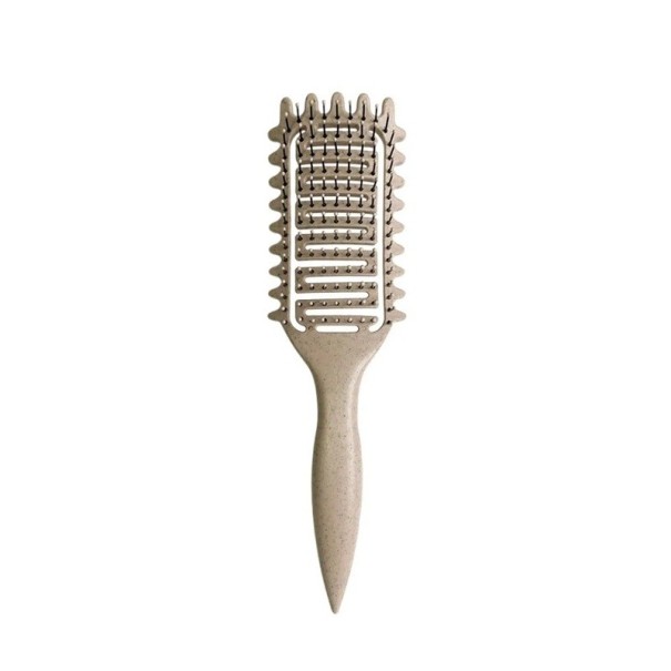 Stylingbürste für lockiges Haar Entwirrungskamm beige