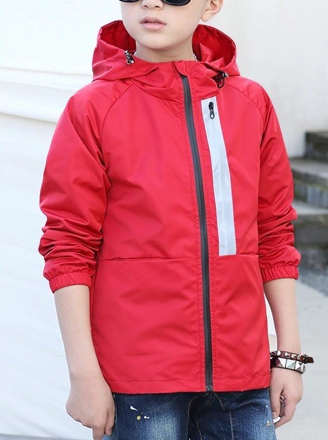 Stylische Jungenjacke J1614 rot 5