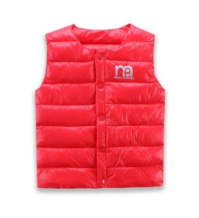 Stylische Kinderweste - Rot 4