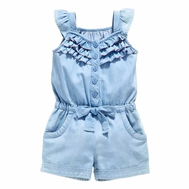 Stylischer Overall für Mädchen – Blau 4