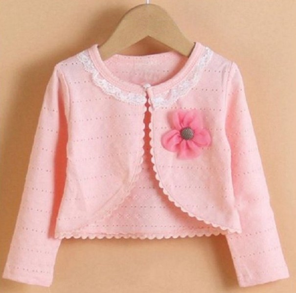 Stylish Girls' Sweater - Pink 6