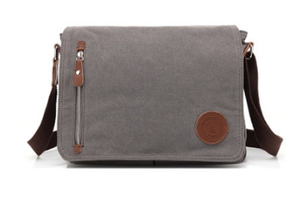 Stylish Men's Shoulder Bag AUGUR J2276 grey