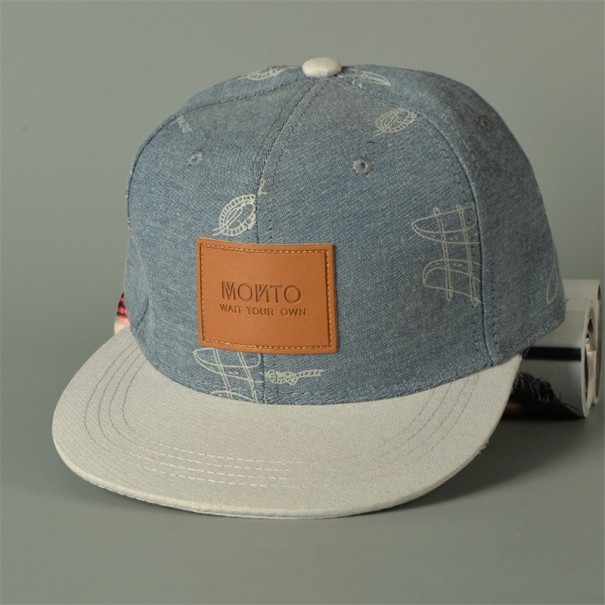 Stylish unisex snapback J1626 grigio