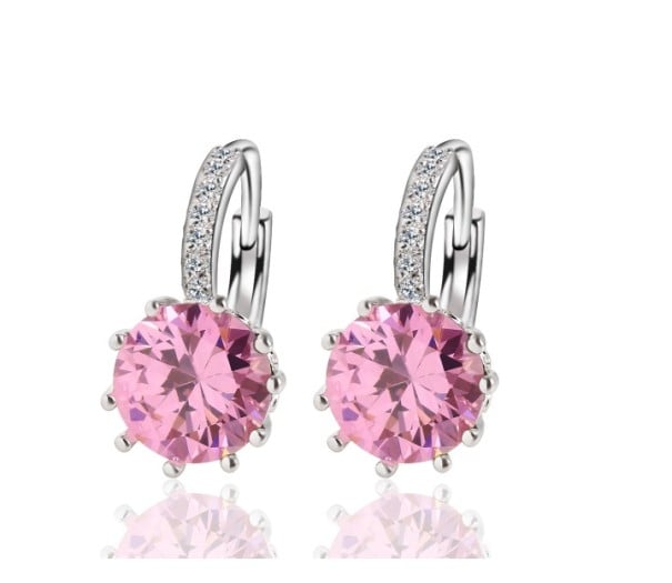Stylish Women's Earrings - Pink 1