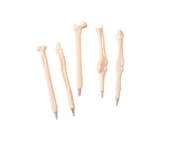 Stylo à bille en forme d'os 5 pcs 1