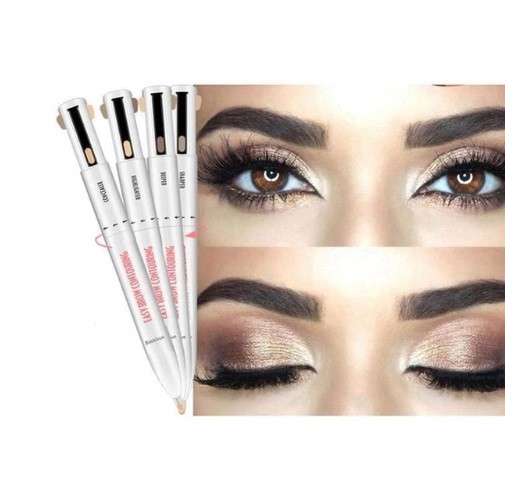 Stylo à sourcils longue durée 4 en 1 2