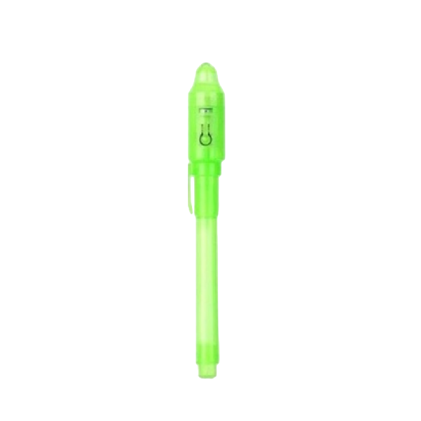 Stylo magique avec encre invisible vert