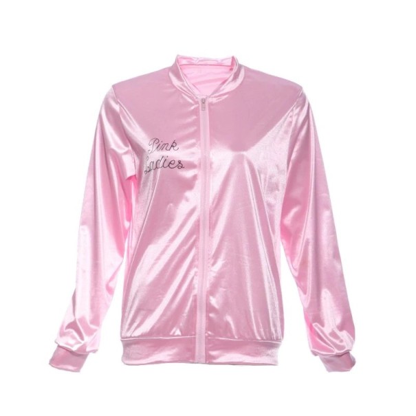Štýlová dámska bunda - Ružová L