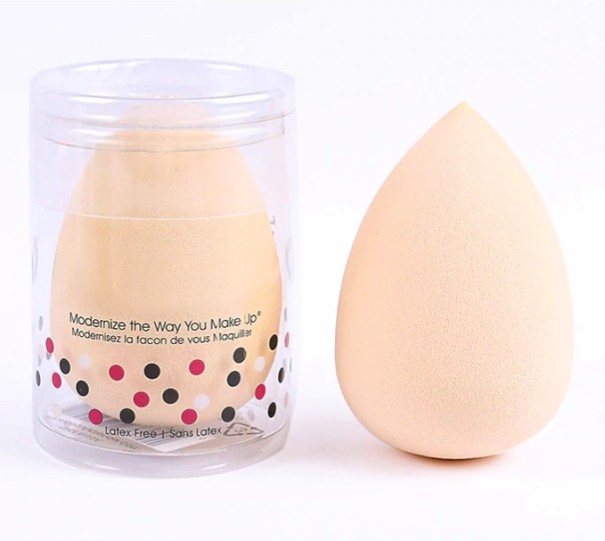 Stylová houbička na make-up J1006 krémová