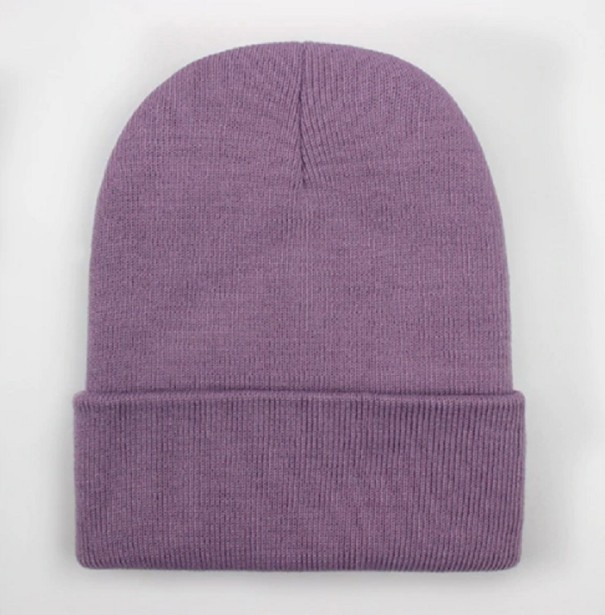 Stylová unisex čepice J3538 světle fialová
