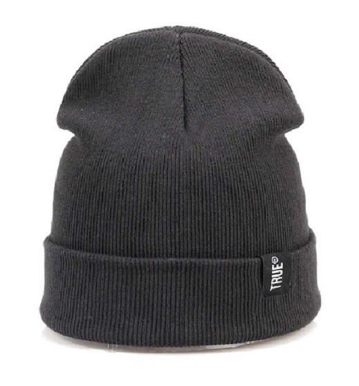 Stylová unisex čepice True J3221 tmavě šedá