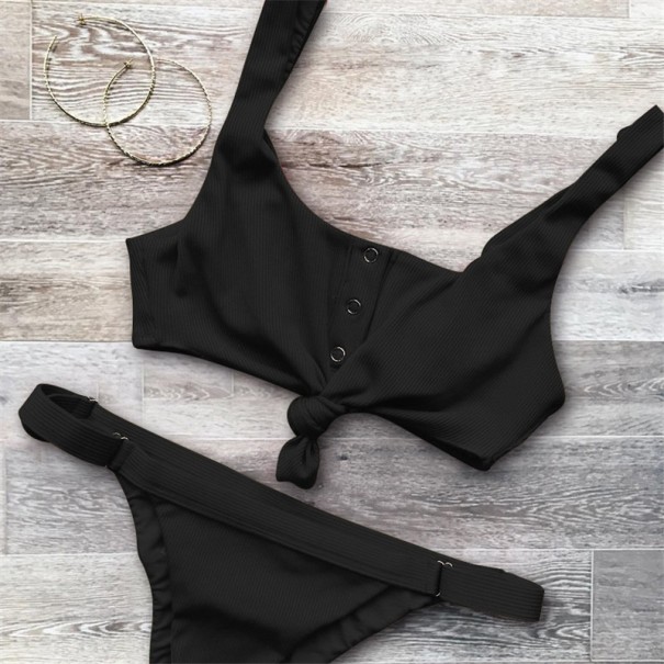 Štýlové dámske sexy bikiny J2746 čierna S
