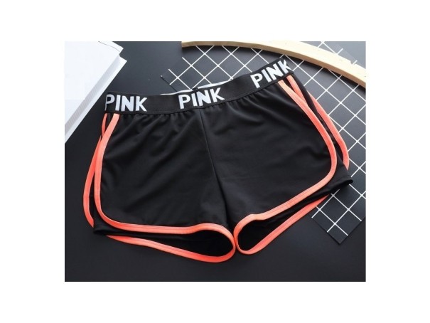 Stylové dámské šortky PINK J1011 oranžová S