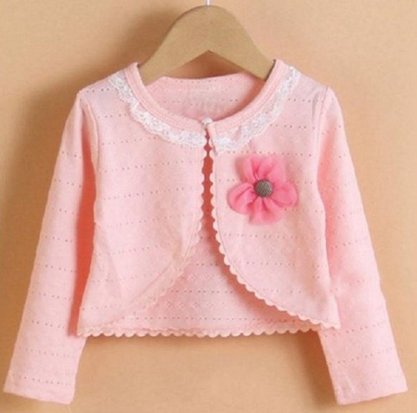 Štýlový dievčenské sveter - Ružový 5