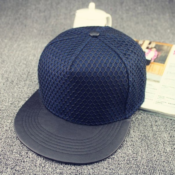 Stylowa czapka typu snapback J1012 ciemnoniebieski