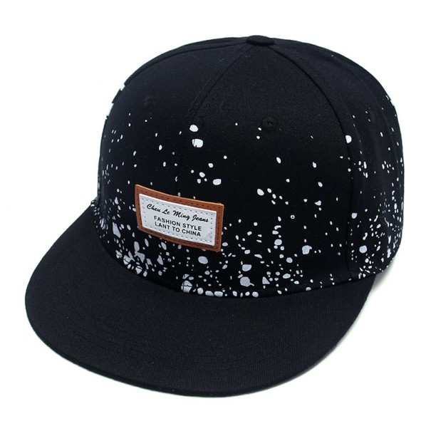 Stylowa czapka typu snapback ze słoiczkami J1625 czarny