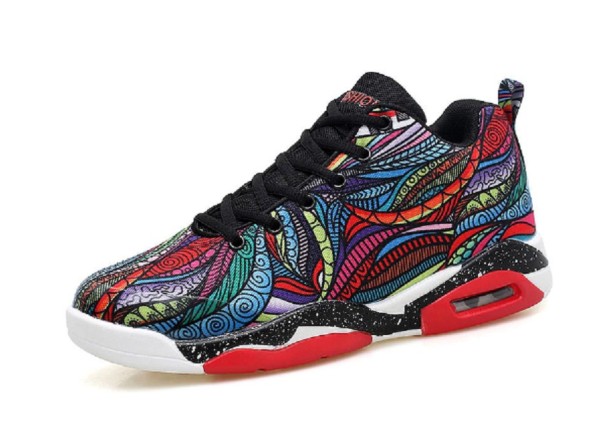 Stylowe buty sportowe czerwony 42