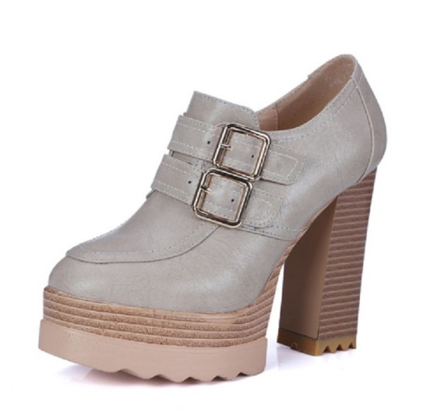 Stylowe damskie botki J2410 szary 39