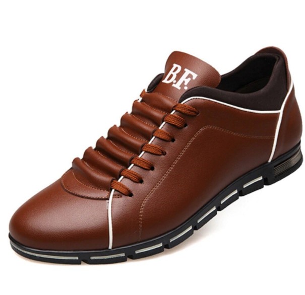 Stylowe męskie sneakersy Best Friend J971 brązowy 42