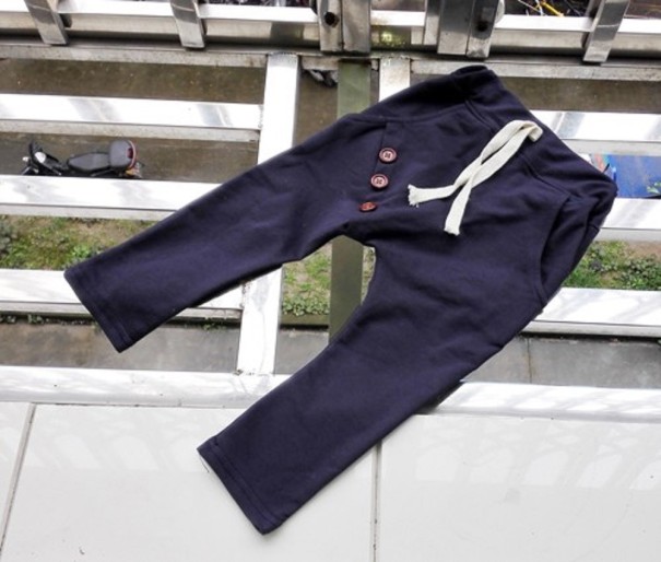 Stylowe spodnie chłopięce J3248 ciemnoniebieski 4
