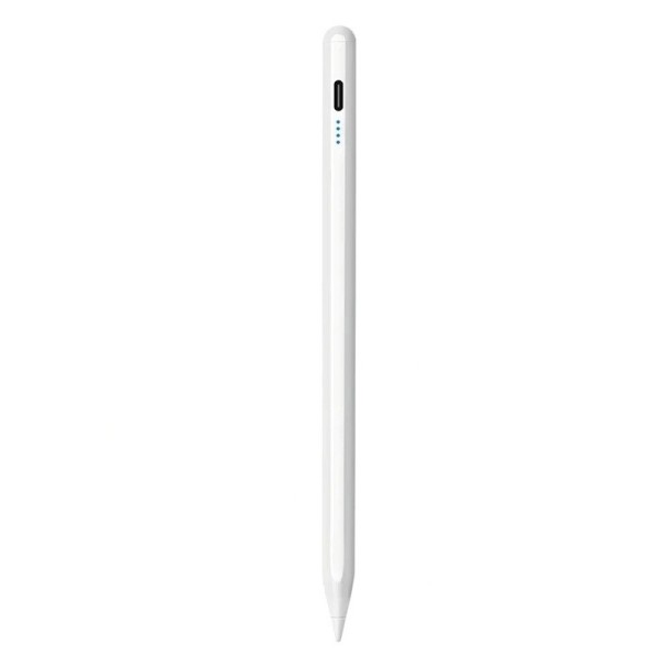 Stylus-Stift für iPad 6 7 8 9 10 Mini 5 6 Air 3 4 5 Pro 3 4 5 6, kompatibel mit Geräten von 2018–2022, wiederaufladbar, mit austauschbaren Spitzen weiß