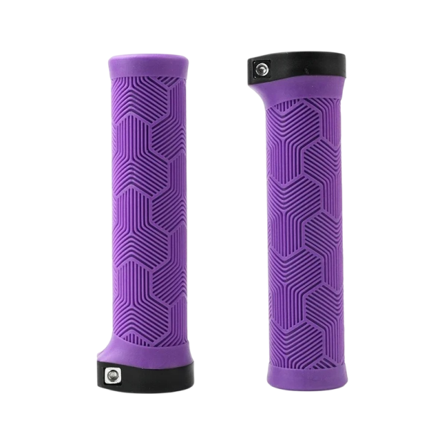Styrgrepp 131 x 34 mm ODI gummigrepp 22 mm ergonomiskt BMX MTB-styre lila rosa orange brun svart cykeltillbehör lila