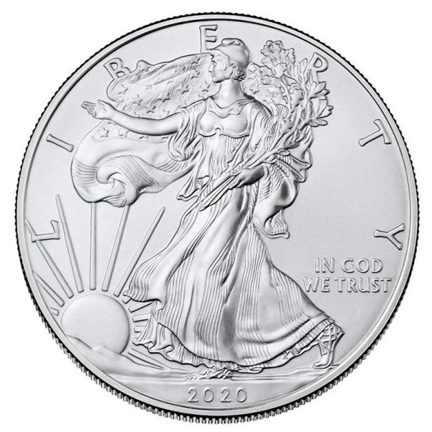 SUA 4 x 0,3 cm placat cu argint 2020-2023 Monedă comemorativă nemagnetică Statele Unite ale Americii Monedă metalică cu două fețe 2020