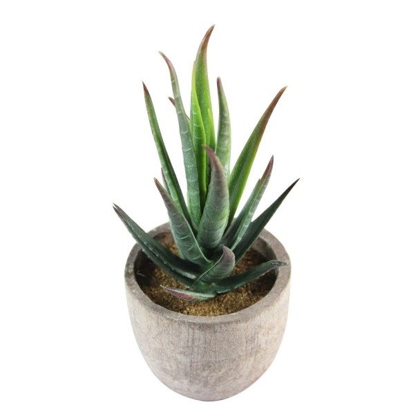 Succulent artificiel en pot C592 3