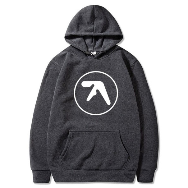 Sudadera con capucha para hombre F152 gris oscuro XL