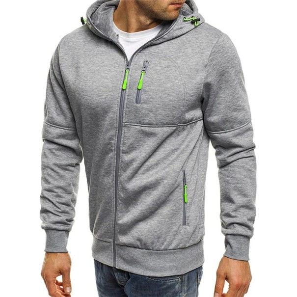Sudadera con capucha para hombre F4 gris XL