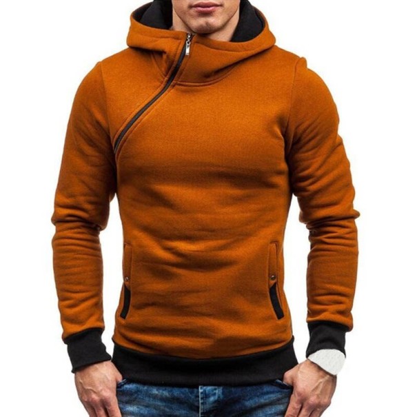 Sudadera con capucha y cremallera para hombre F48 XS 5