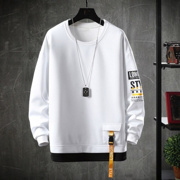Sudadera de hombre F19 blanco XS