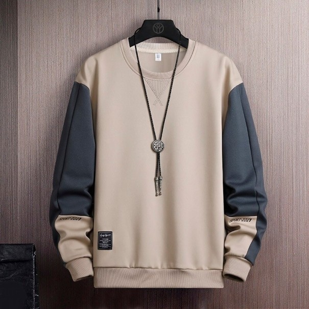 Sudadera de hombre F24 beige 3XL