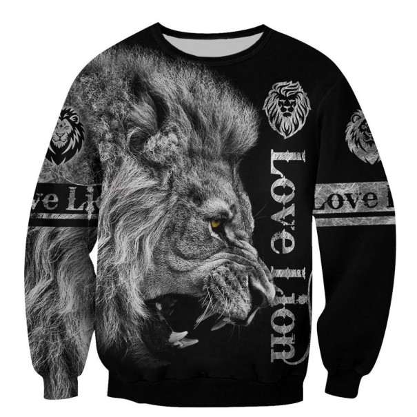 Sudadera de hombre león F77 3XL